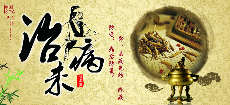 复古中国风中医文化高清JPG/PSD设计素材下载