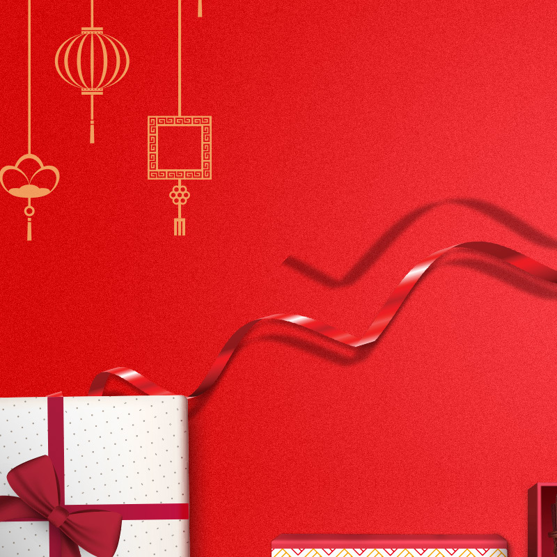 淘宝复古中国风新年喜庆PSD主图背景，高清JPG素材下载