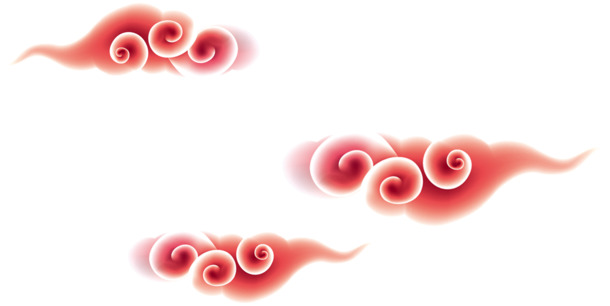 中式祥云透明PNG，高清中国风装饰元素，设计素材免费下载