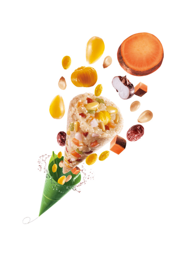 端午节粽子装饰PNG透明图，高清节日元素，设计素材免费下载
