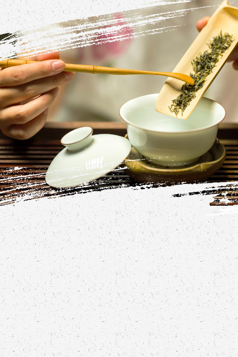 简约茶艺文化养生图集，复古中国风PSD与高清JPG素材下载