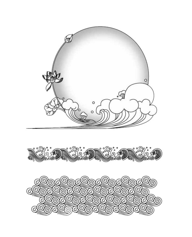 中国风纹理矢量素材，高清PNG透明图片，AI格式设计元素，免费下载