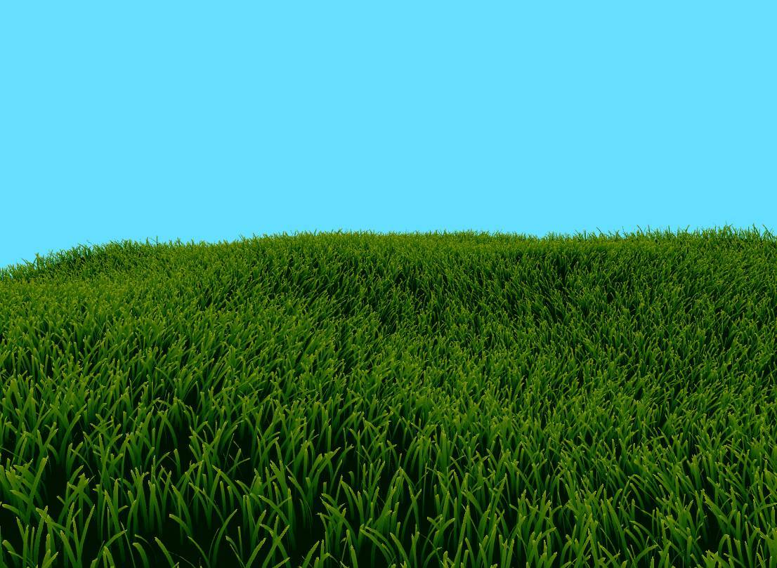 HTML5+webgl绘制的逼真草原场景动画