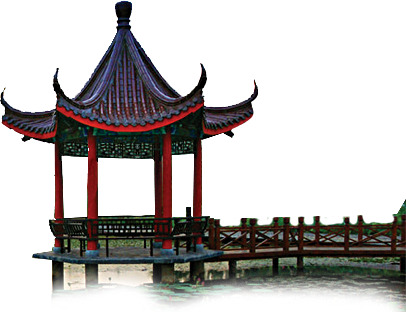 古风凉亭PNG透明图，高清中国风装饰元素，设计素材免费下载