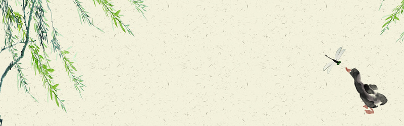 复古中国风水墨Banner，高清JPG图片素材，简约设计，一键下载