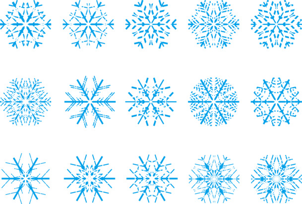 圣诞节雪花图标，高清PNG透明图片，节日设计元素，免费下载