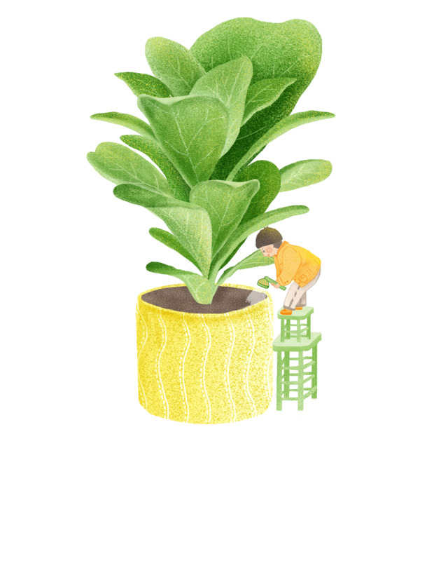 植树节高清PNG透明图，绿意生活点缀，节日元素大放送，PSD设计素材免费下载