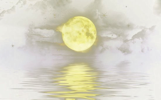 海上明月映中秋，精选高清PNG透明图片，节日元素丰富，设计素材随心下载