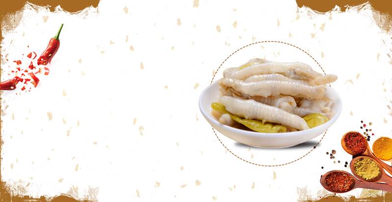 中式美食鸡爪，复古中国风JPG/PSD设计素材高清下载