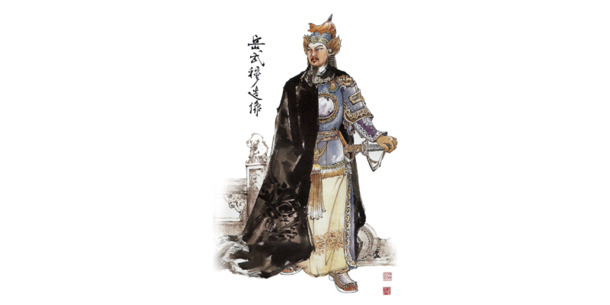 岳飞忠义图，中国风PNG透明图片，高清装饰元素，设计素材下载
