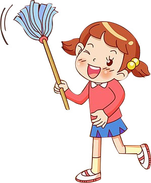 教师节手绘小女孩PNG透明图，节日元素设计素材，高清下载