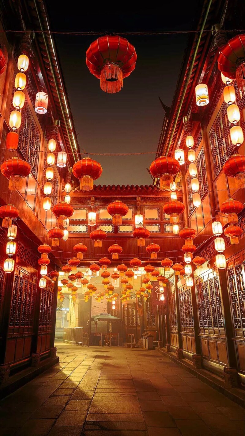 元宵节花灯盛宴，精选H5背景高清JPG，电商狂欢设计素材免费下载
