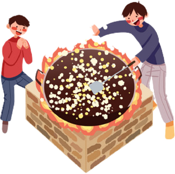 龙抬头节日素材，高清炒豆PNG透明图片及其他节日设计元素下载