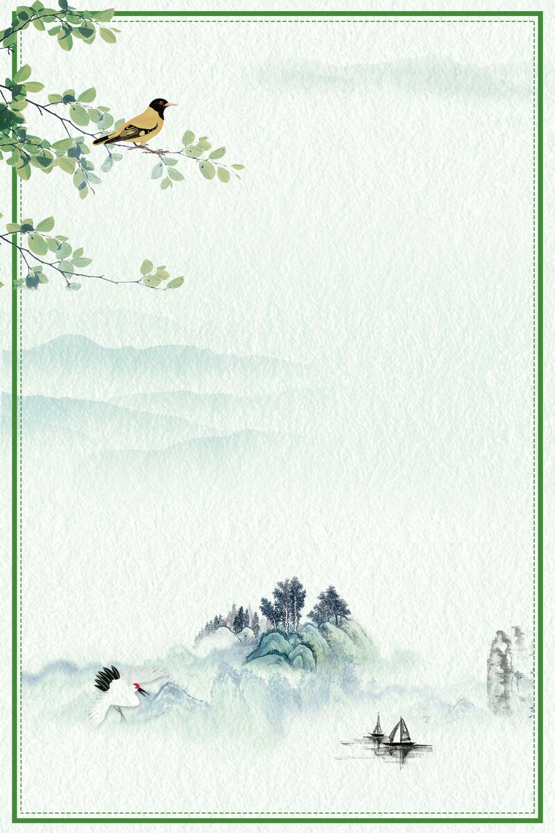 中国传统二十四节气海报，祭祀扫墓踏青，复古中国风JPG/PSD素材下载
