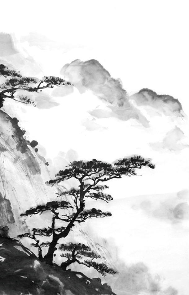 中国风迎客松企业文化PNG透明装饰素材，高清图片设计元素下载