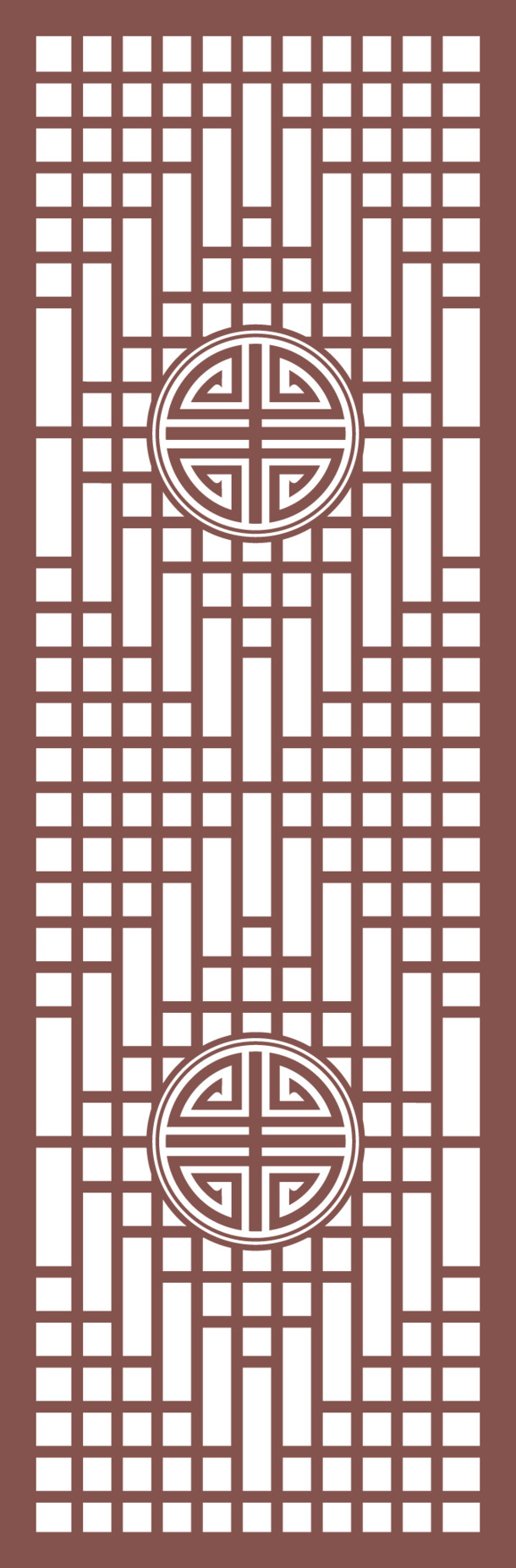 中国风窗格花纹PNG透明图片，高清装饰元素，设计素材免费下载