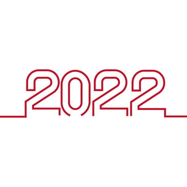 2022艺术字体PNG透明免扣图片，高清设计素材免费下载