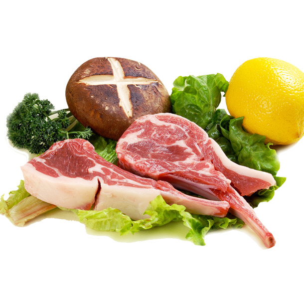 下载猪肉果蔬PNG透明图片，高清植物装饰元素设计素材