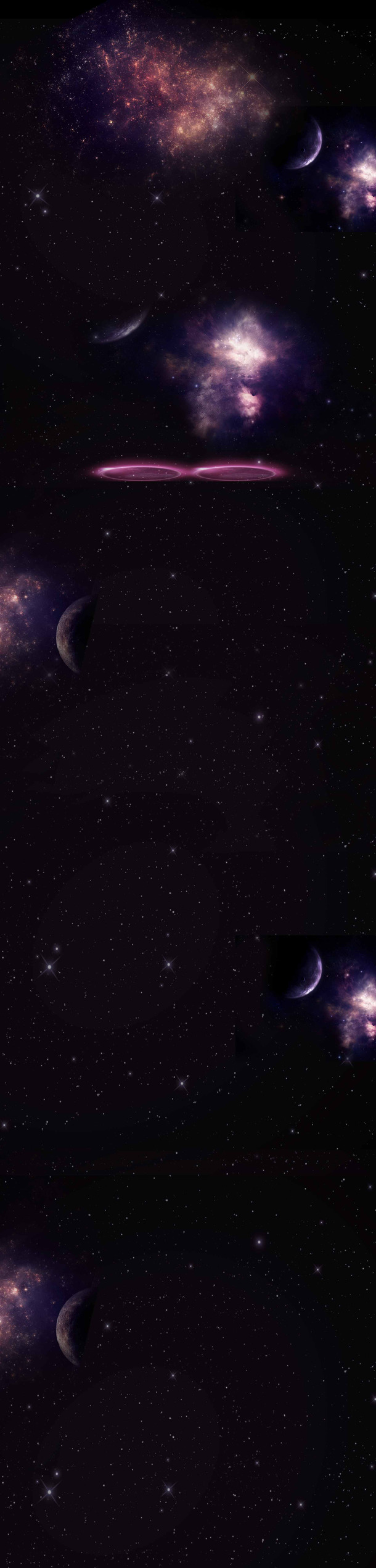 宇宙背景PNG透明图片，抽象梦幻元素，高清设计素材下载