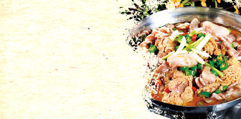 中餐厅复古名片设计，中国风黄色招牌JPG/PSD素材下载