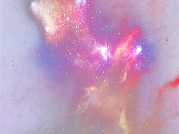 暖色星空抽象背景，梦幻高清PNG透明图片素材下载