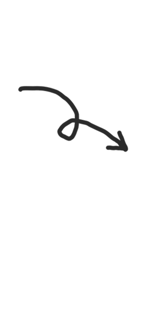 手绘箭头线条插画，高清PNG透明指示元素，几何图形设计素材下载