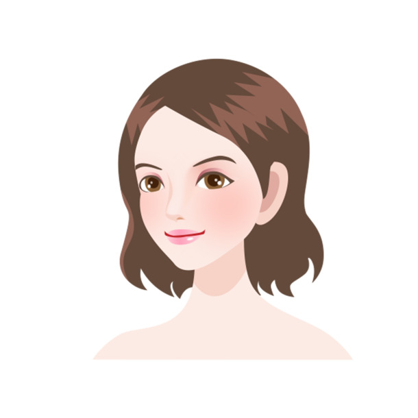微整美容美妆美肤素材大放送，美女头像PNG高清透明免抠图，设计元素一站下载