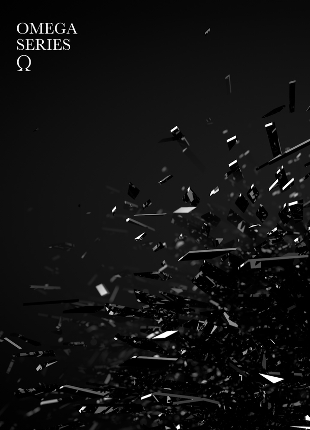 梦幻抽象背景图，黑色喷射晶莹碎片PNG透明高清素材下载