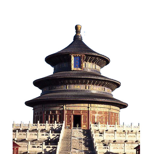 北京天坛PNG透明图，中国风装饰元素，高清素材免费下载