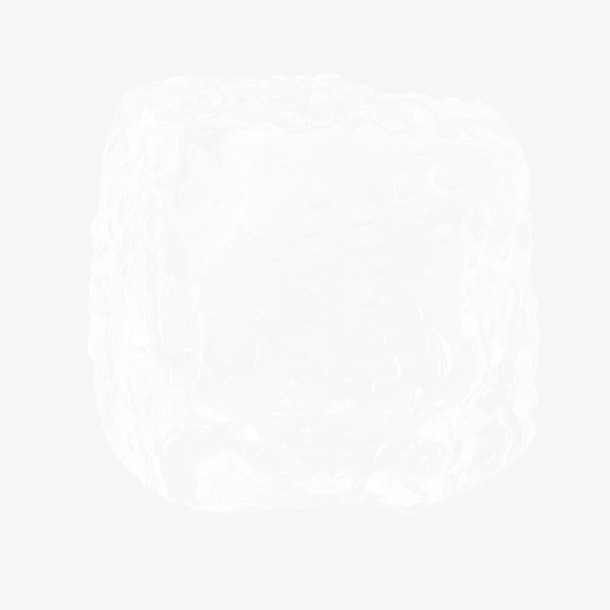 高清PNG白色透明冰块背景图片，设计素材免费下载