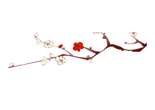 梅花PNG透明图，高清中国风装饰元素，设计素材免费下载