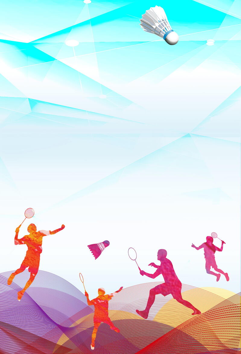 羽毛球赛事背景高清JPG图片，创意图片设计素材下载