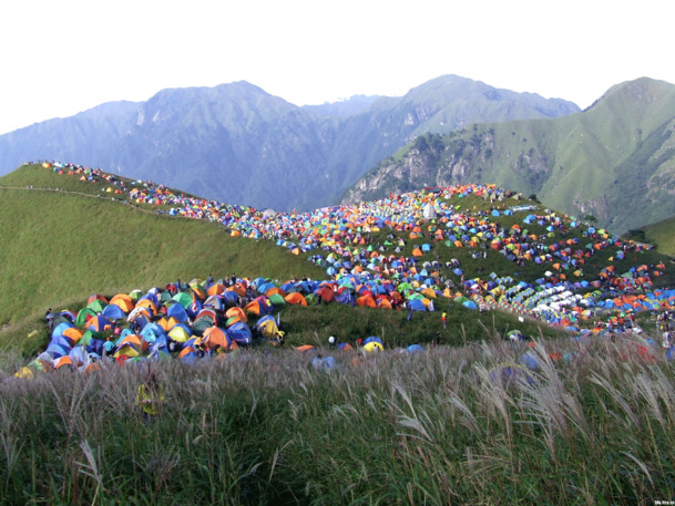 江西武功山旅游风光，高清PNG透明背景图片素材，免费下载