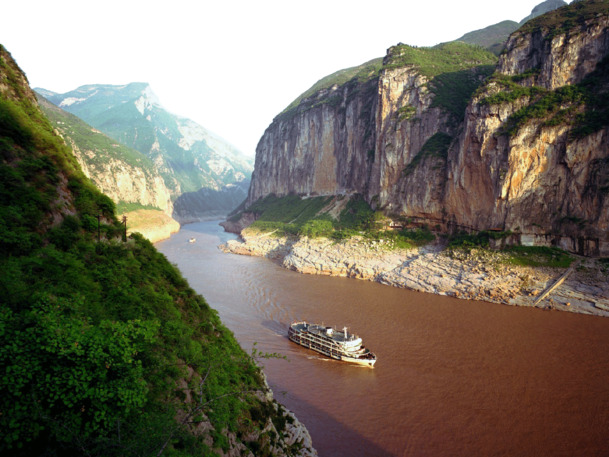 唯美三峡风光PNG透明背景摄影素材，高清风景图片设计元素下载