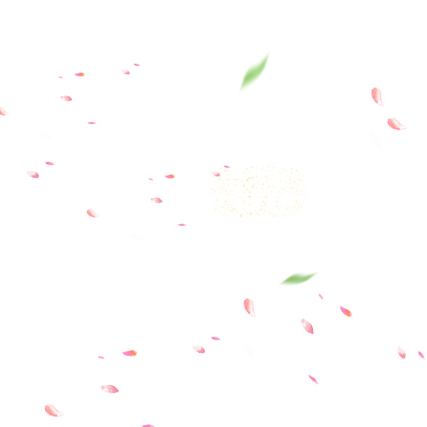 新年PNG透明花瓣素材，高清漂浮元素设计图免费下载