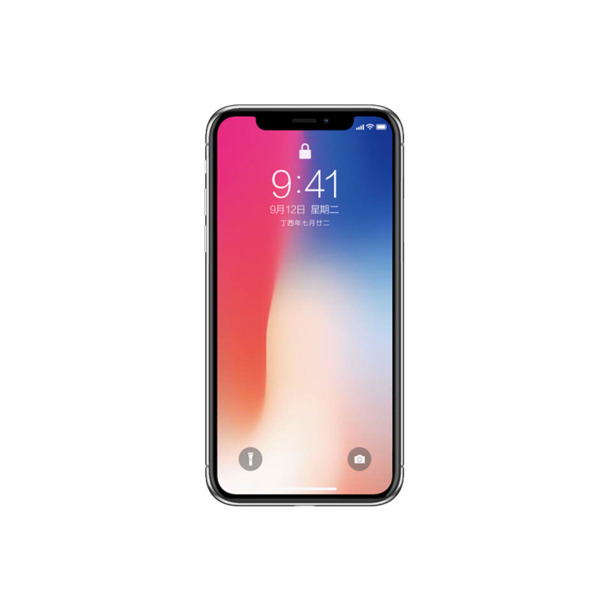 iPhone X 5.8寸高清PNG透明图，生活用品装饰元素，PSD设计素材下载