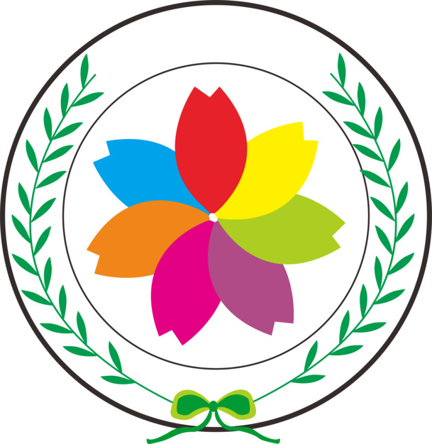 圆形花朵徽章PNG透明免抠素材，CER格式设计资源免费下载
