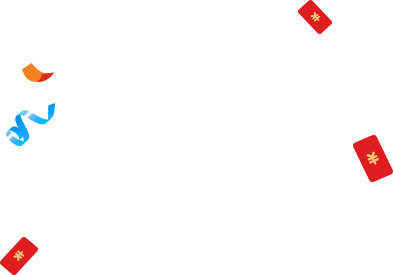红色素材红包彩条PNG透明图片及其他设计元素高清下载