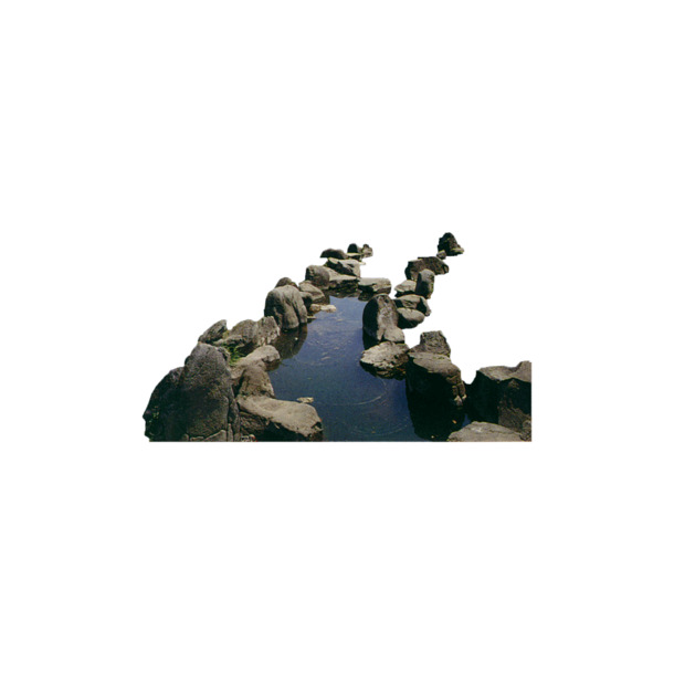 池畔石径PNG透明背景图，高清摄影风景素材，免费下载