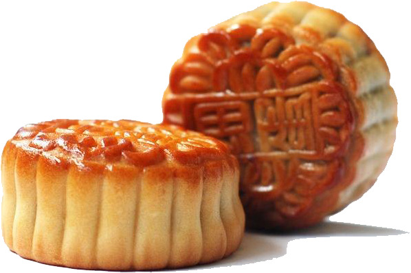 中秋月饼糕点PNG透明图，PSD设计素材高清下载