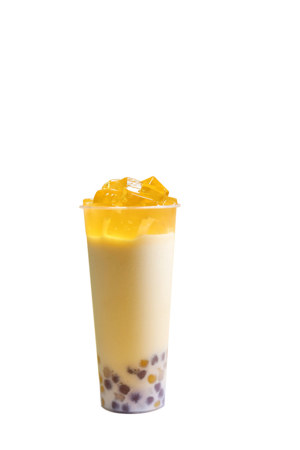 布丁奶茶PNG透明图，免抠元素，高清设计素材下载
