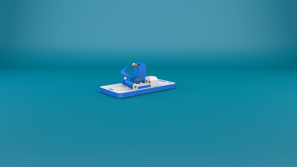 C4D飞机模型，高清PNG透明背景，创意Banner海报设计素材下载