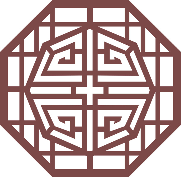 中国风剪纸边框窗花PNG透明图，古典装饰元素，设计素材下载