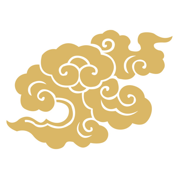 祥云背景装饰，高清PNG手绘卡通图案，透明AI设计素材免费下载