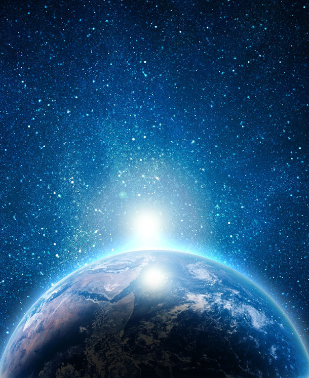 宇宙星球高清PNG透明背景海报素材，H5设计元素免费下载