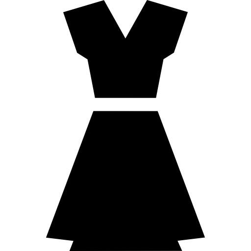 女士黑衣图标，高清PNG透明免抠元素，设计素材免费下载