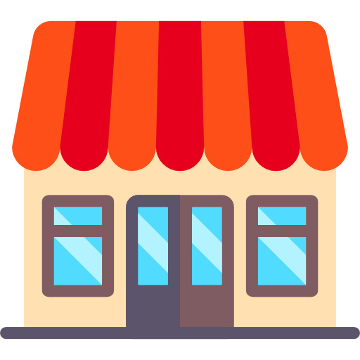 高清PNG透明免扣店图标，创意元素图片，设计素材免费下载