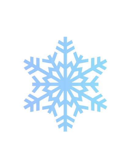 蓝色雪花PNG透明图，精美装饰图案，设计素材任你下载