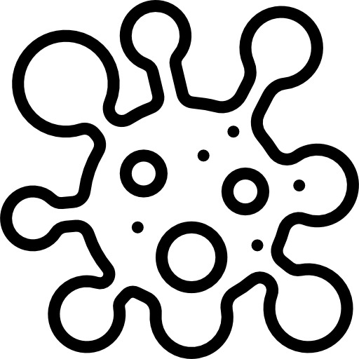 免费下载，高清透明PNG病毒图标，免抠元素，设计素材库