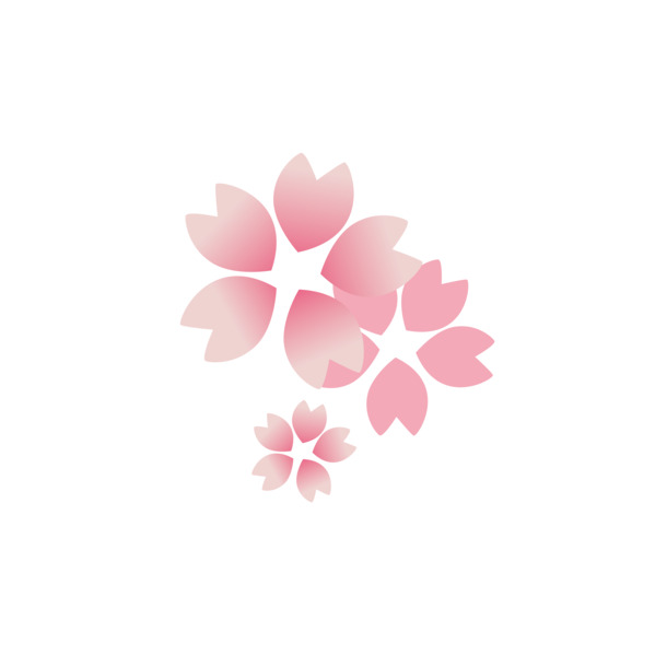 空中飘舞樱花PNG透明图片，高清花瓣元素，设计素材免费下载